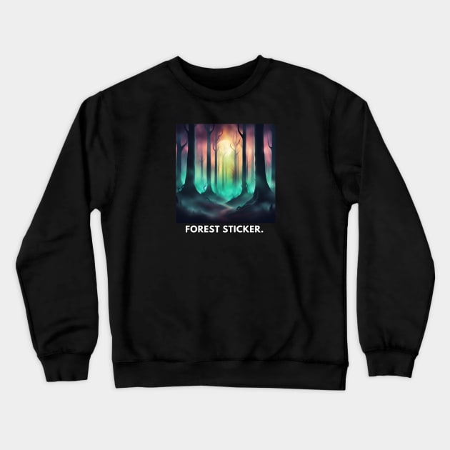 Forest lover Crewneck Sweatshirt by BlackMeme94